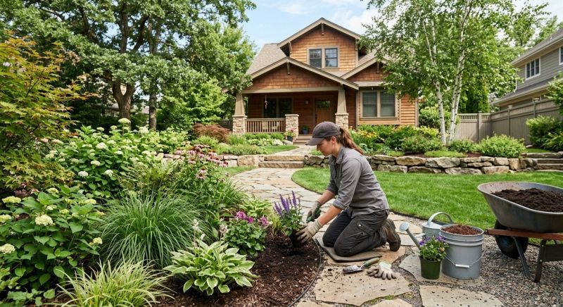 Landscape Bed Installation