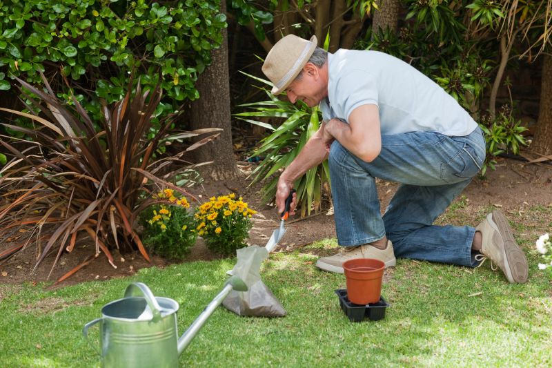 Products For Landscape Bed Installations in use